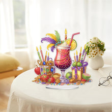 Load image into Gallery viewer, Acrylic Special Shape Carnival Drinks Diamond Painting Desktop Ornaments