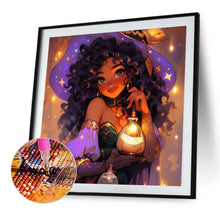 Load image into Gallery viewer, AB Diamond Painting - Full Round - Mysterious Witch (40*40CM)