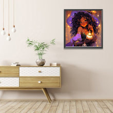 Load image into Gallery viewer, AB Diamond Painting - Full Round - Mysterious Witch (40*40CM)