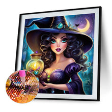 Load image into Gallery viewer, AB Diamond Painting - Full Round - Mysterious Witch (40*40CM)