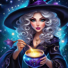 Load image into Gallery viewer, AB Diamond Painting - Full Round - Mysterious Witch (40*40CM)