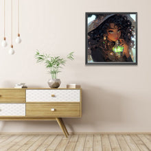 Load image into Gallery viewer, AB Diamond Painting - Full Round - Mysterious Witch (40*40CM)