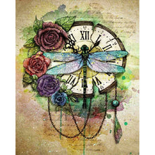 Load image into Gallery viewer, AB Diamond Painting - Full Round - Vintage Clock (40*50CM)