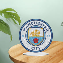 Load image into Gallery viewer, Acrylic Special Shape Manchester City Diamond Painting Desktop Ornaments