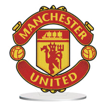 Load image into Gallery viewer, Acrylic Special Shape Manchesters United Diamond Painting Desktop Ornaments
