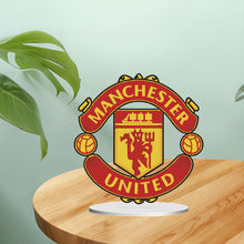 Load image into Gallery viewer, Acrylic Special Shape Manchesters United Diamond Painting Desktop Ornaments
