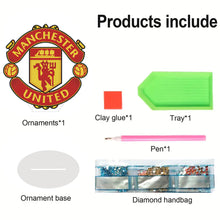 Load image into Gallery viewer, Acrylic Special Shape Manchesters United Diamond Painting Desktop Ornaments
