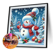 Load image into Gallery viewer, Diamond Painting - Full Round - Snowman (40*40CM)