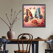 Load image into Gallery viewer, Diamond Painting - Full Round - Double butterflies (40*40CM)