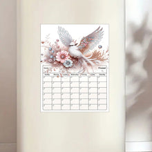 Load image into Gallery viewer, Flying Bird Diamond Painting Magnetic Fridge Calendar To-do List Calendar