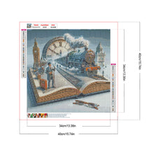 Load image into Gallery viewer, Diamond Painting - Full Round - Time Train (40*40CM)