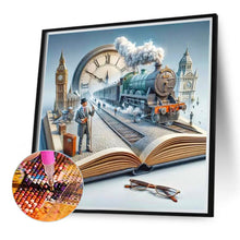 Load image into Gallery viewer, Diamond Painting - Full Round - Time Train (40*40CM)