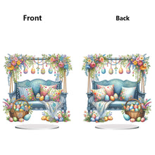 Load image into Gallery viewer, Acrylic Special Shape Easter Swing Diamond Painting Desktop Decors for Adults