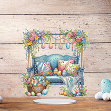 Load image into Gallery viewer, Acrylic Special Shape Easter Swing Diamond Painting Desktop Decors for Adults