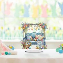 Load image into Gallery viewer, Acrylic Special Shape Easter Swing Diamond Painting Desktop Decors for Adults