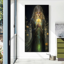 Load image into Gallery viewer, Diamond Painting - Full Round - Glowing girl (40*70CM)