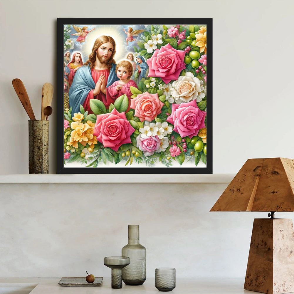 Diamond Painting - Full Round - Jesus (40*40CM)