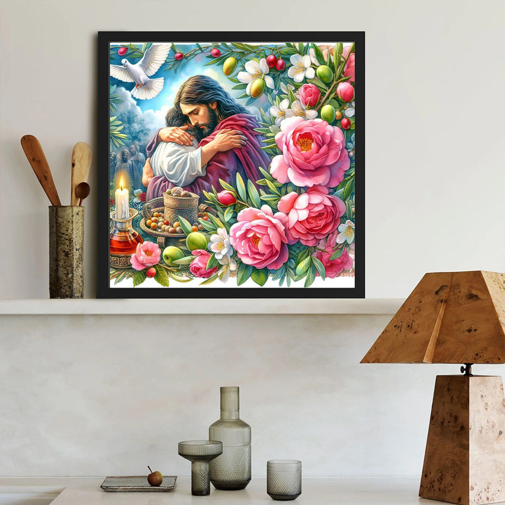 Diamond Painting - Full Round - Jesus (40*40CM)