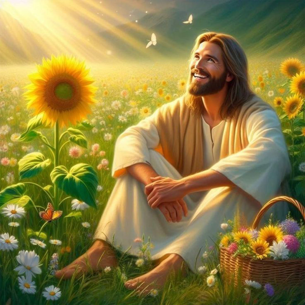 Diamond Painting - Full Round - Jesus (40*40CM)