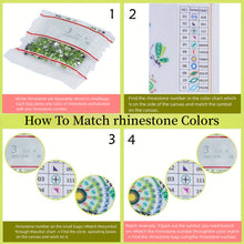 Load image into Gallery viewer, 6Pcs House DIY Diamond Painting Greeting Card for Holiday Party Favors