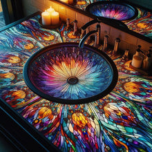 Load image into Gallery viewer, Diamond Painting - Full Round - Glass art sink (40*40CM)