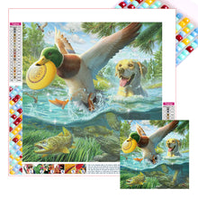 Load image into Gallery viewer, Diamond Painting - Full Square - Water play in the spring (40*40CM)