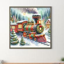 Load image into Gallery viewer, Diamond Painting - Full Square - Christmas train (40*40CM)