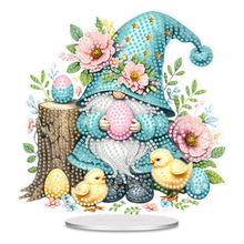Load image into Gallery viewer, Acrylic Easter Egg Gnome Table Top Diamond Painting Ornament Kits for Beginners