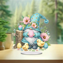 Load image into Gallery viewer, Acrylic Easter Egg Gnome Table Top Diamond Painting Ornament Kits for Beginners