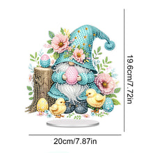 Load image into Gallery viewer, Acrylic Easter Egg Gnome Table Top Diamond Painting Ornament Kits for Beginners