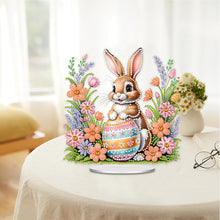Load image into Gallery viewer, Acrylic Easter Egg Bunny Table Top Diamond Painting Ornament Kits for Beginners