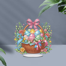 Load image into Gallery viewer, Acrylic Easter Egg Flower Basket Table Top Diamond Painting Ornament Kits