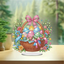 Load image into Gallery viewer, Acrylic Easter Egg Flower Basket Table Top Diamond Painting Ornament Kits