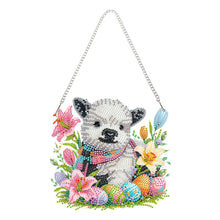 Load image into Gallery viewer, Easter Egg Sheep Diamond Art Hanging Pendant Acrylic Diamond Painting Home Decor