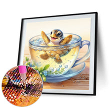 Load image into Gallery viewer, Diamond Painting - Full Round - Water cup turtle (30*30CM)