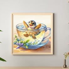 Load image into Gallery viewer, Diamond Painting - Full Round - Water cup turtle (30*30CM)