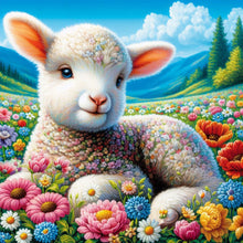 Load image into Gallery viewer, Diamond Painting - Full Round - Easter flower bush Aries (40*40CM)