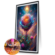 Load image into Gallery viewer, AB Diamond Painting - Full Round - Mysterious Rose (40*70CM)