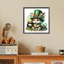 Load image into Gallery viewer, Diamond Painting - Full Square - Lucky green rabbit (30*30CM)