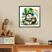 Load image into Gallery viewer, Diamond Painting - Full Square - Lucky green rabbit (30*30CM)