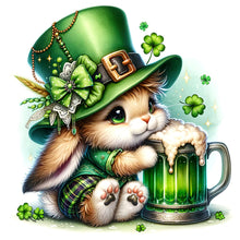 Load image into Gallery viewer, Diamond Painting - Full Square - Lucky green rabbit (30*30CM)