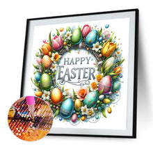 Load image into Gallery viewer, Diamond Painting - Full Square - Easter wreath - Spring blessing (40*40CM)