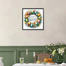 Load image into Gallery viewer, Diamond Painting - Full Square - Easter wreath - Spring blessing (40*40CM)