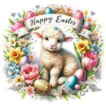 Load image into Gallery viewer, Diamond Painting - Full Square - Easter wreath - Spring blessing (40*40CM)