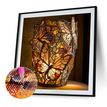 Load image into Gallery viewer, Diamond Painting - Full Round - Butterfly lights (40*40CM)