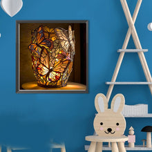 Load image into Gallery viewer, Diamond Painting - Full Round - Butterfly lights (40*40CM)