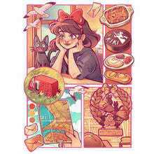 Load image into Gallery viewer, Diamond Painting - Full Round - Anime Kiki's Delivery Service (30*40CM)