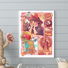 Load image into Gallery viewer, Diamond Painting - Full Round - Anime Kiki's Delivery Service (30*40CM)