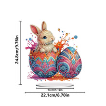 Load image into Gallery viewer, Acrylic Special Shaped Easter Egg Bunny 5D DIY Diamond Art Tabletop Decorations