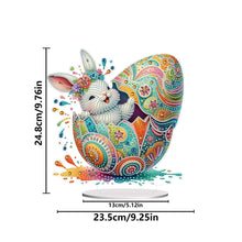 Load image into Gallery viewer, Acrylic Special Shaped Easter Egg Bunny 5D DIY Diamond Art Tabletop Decorations